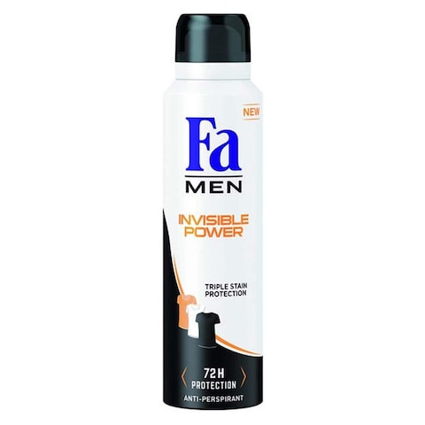 Fa Invisible Power Deodorant Spray For Men - 150ml