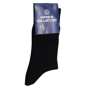 Kings Collection Formal Socks For Men Black