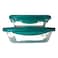 Pyrex Cook &amp; Go Rectangle Shaped Food Container Set 2 PCS