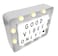 Metal LED Message White Light Box With Letters, Numbers and Symbols 21x17cm