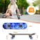 ULTIMAX Skateboards with Colorful Flashing Wheels Complete Standard Skateboards with 9 Layer Canadian Maple Deck Concave Skateboard for Kids, Adults, Beginners -31 x 8 Inch
