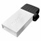 Transcend JetFlash 380 USB 2.0 OTG Flash Drive 16GB Silver