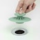 Doreen Bathroom Drain Hair Catcher Bath Stopper Plug Sink Strainer Filter Shower Covers green（GC747A）