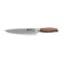 Penguen rustic chef knife silver brown 8 inch