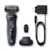 Braun Series 5 5018s Electric Razor for Men with Precision Trimmer, Wet &amp; Dry, Rechargeable, Cordless Foil Shaver, Blue