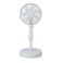 Krypton Multifunction Rechargeable Fan, Adjustable Height, Knf6266, 3 Speed Settings, Portable Fan With LED Light, Silent And Energy Saving Fan For Home/Small Office