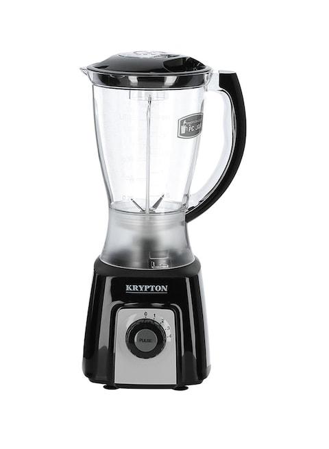 Krypton 2-In-1 Plastic Jar Blender 1.5L KNB6074 Black