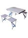 Generic Folding Aluminum Picnic Table Silver