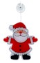 Santa Window Decoration with LED 27x30cm