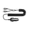 Promate Car Charger with QC 3.0 Port, USB-C/Lightning Coiled Cable