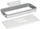 Attach A Trash Hanging Trash Bag Holder White/Grey 24.3x3x10.2centimeter
