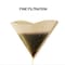 100-Piece Unbleached Coffee Filter Paper Beige 13.4cm
