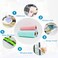 Marrkhor 4 Rolls Kitchen Disposable Cleaning Towels, Light Thin Nonwoven Cloth Reusable Dish Cloth Napkin Rag, Cleaning Wipe, 50 Sheets/Roll, Random Color