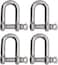 D Shackle - 4pcs (8mm)