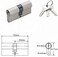ABBASALI DOOR CYLINDER 70MM SN WITH 3 KEY WITH SCREWDIVER TO FIX THE DOOR