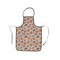 LC Peach Printed Kitchen Apron