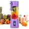 Portable Blender Personal Mixer Electric Juice Cup  USB Rechargeable Juicer for Smoothie Juice Fruit/Home/Office/Sports - (Purple)