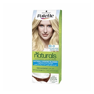 Palette Naturals Color Cream Hair Dye - 10-0 Extra Light Blonde