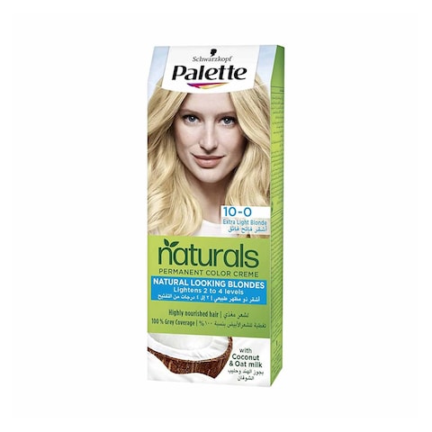 Palette Naturals Color Cream Hair Dye - 10-0 Extra Light Blonde