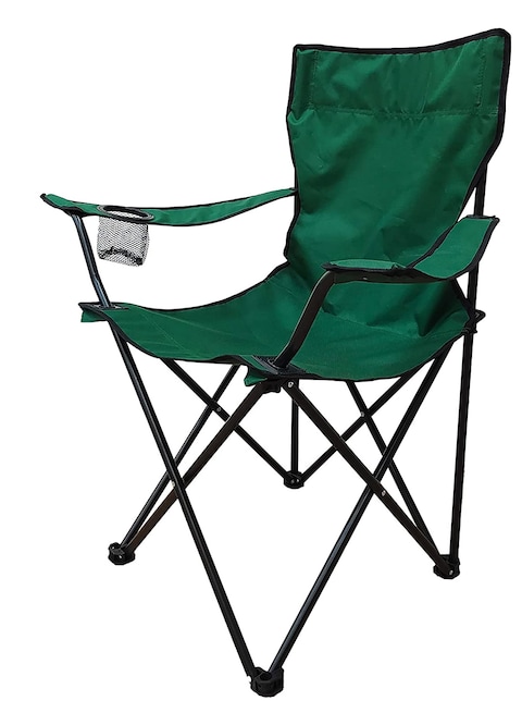 ALSAQER-Camping Chair/Picnic chair/Out Door Chair  Hand Support with Cup Holder with Carry Bag(Green)