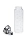 Cuisine Art Glass Oil Bottle, 250ml Oil Dispenser Bottle Stainless Steel embedded Glass Oil Cruet Bottle with Measuring Scale, Leak Proof bottle with Auto Flip Non-Drip Spout