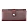 Genuine Leather Female Clutch Wallet - Ideal for Gifting and personal use - Brown