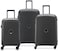 DELSEY PARIS - BELMONT PLUS - Hardcase - 4 double wheels, Black
