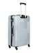 Senator Hard Case Medium Luggage Trolley Suitcase for Unisex ABS Lightweight Travel Bag with 4 Spinner Wheels KH110 Silver