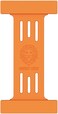 Green Lion Phone Grip Pro Silicone Strong Magnetic Wrist Band, Soft And Comfortable, Unique Design (Orange) - Grip