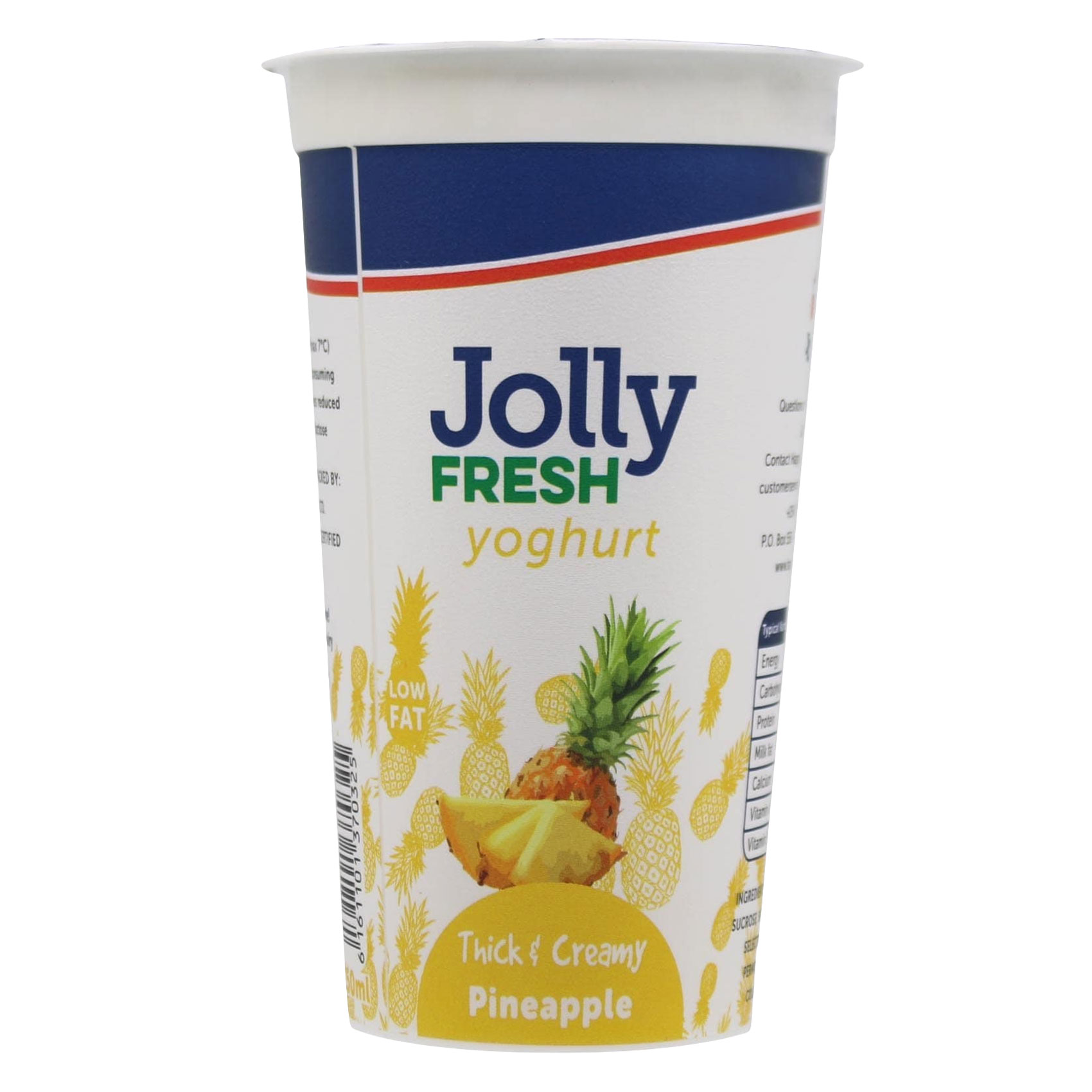 Jolly Fresh Thick And Creamy Pineapple Cup Yoghurt 250ml