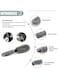 Generic 2 Pieces Car Wheel Cleaning Brush Kit, Wheel Brush For Car Alloy Wheel And Tyre Brush Cleaning, Rim Cleaner For Your Car, Motorcycle Or Bicycle Tire Brush Washing Tools