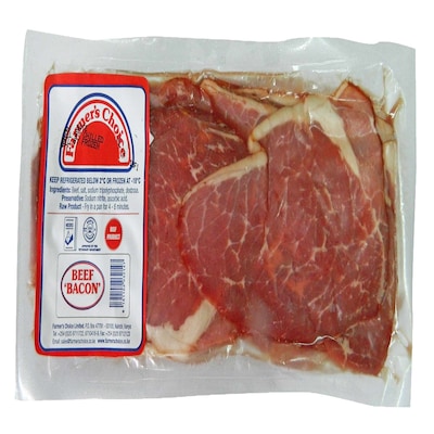 Farmer's Choice Beef Bacon 200g