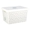 Vinto Collection Baby Storage Box With Lid White 17L