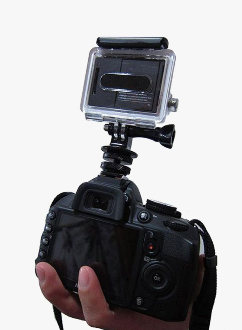 Generic - Hot Shoe Connecting And Tripod Mount Adapter Black