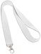 Other 20Mm White Polyester Lanyard X 12 Pieces