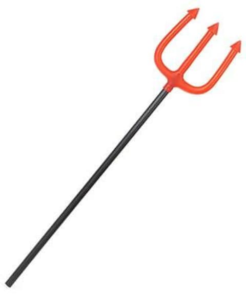 Devil Trident Red &amp; Black 3 Pieces 110cm / 43in