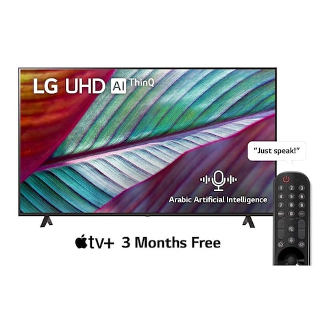 LG UR78 Series 75-Inch UHD Smart LED TV UR78066LK Black 2023