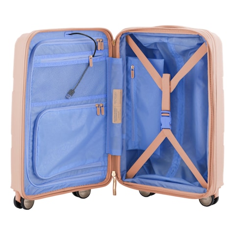 American Tourister Instagon Spinner Luggage Hard Trolley Peach Blossom 55cm