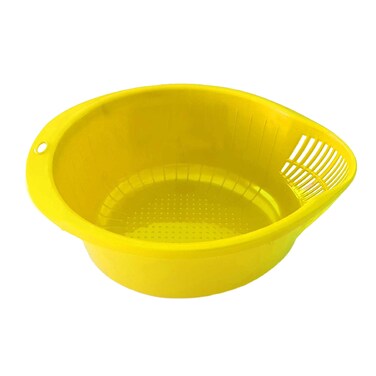 Gab Colander For Rice 25X19CM Yellow
