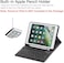 Ywxtw iPad 10.2 7th Generation 2019 Keyboard Case, Slim Shell Lightweight Smart Cover With Magnetically Detachable Wireless Keyboard For Apple iPad 10.2 Inch 7th Gen 2019 With Pencil Holder