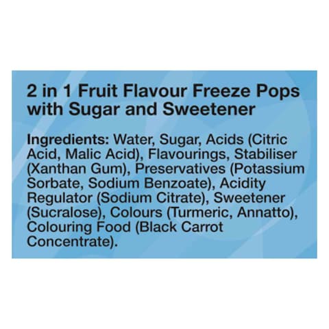 Swizzels Refreshers 2 In 1 Candy Pops 600ml