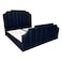 In House Taj Velvet Bed Frame - Queen - 200x150 cm - Dark Blue