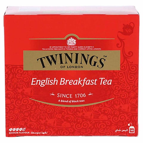 Twinings English Breakfast Tea - 50 Tea Bags