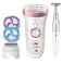 Braun Silk-&amp;Eacute;pil 9 Skinspa Sensosmart&amp;trade; 9/980 Epilator Rose Gold - 4-In-1 Epilation Exfoliation &amp;amp; Skin Care System + 13 Extras