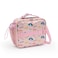 Bamboo Bark Butterfly print insulated Lunch Bag with 3 carrying options