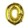 16" Gold Foil Letter Q Balloon
