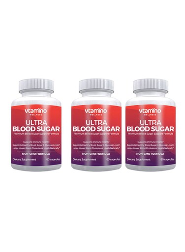 Buy Generic Pack Of 3 Ultra Blood Sugar - 180 Capsules Online ...