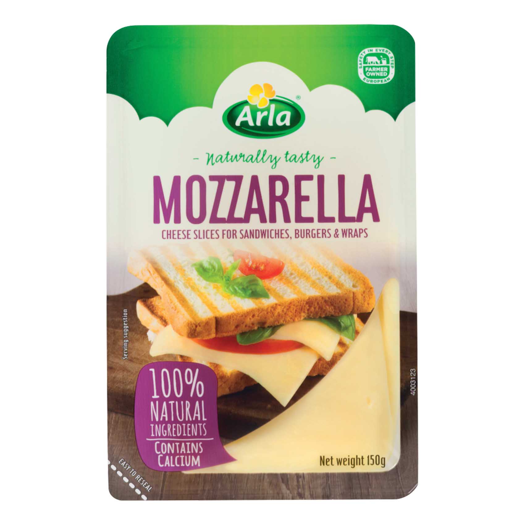 Arla Mozzarella Cheese Slices 150G