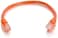 DOT Orange 5 Pack Snagless 0.5M Short Cat6 Ethernet Cable (Cat6 Cable, Cat 6 Cable) 1.6ft Ethernet Computer LAN Network Cord,- full copper