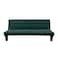 In House Asil 2 In 1 Sofabed Velvet Upholstered - Dark Green